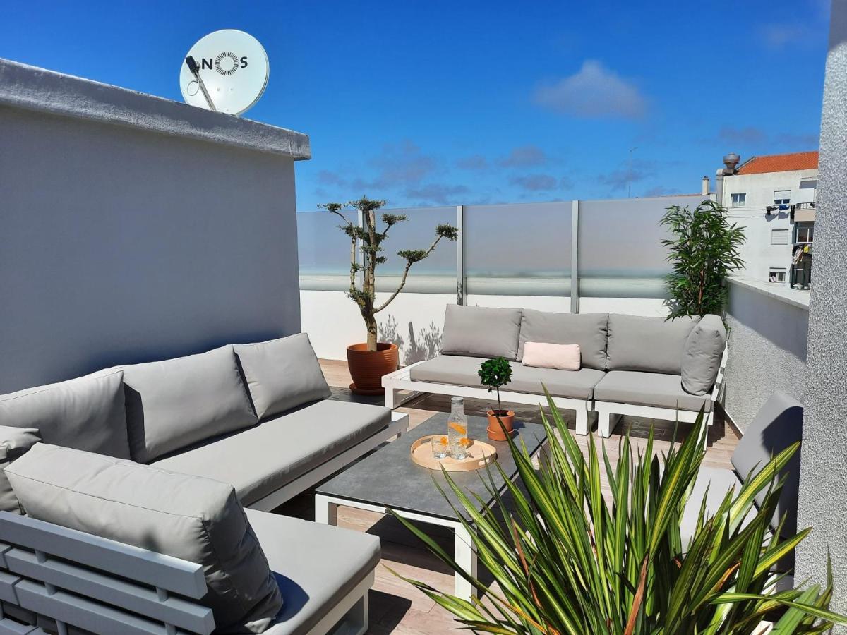 Sitius 5B - New Seaview Apartment With Rooftop Terrace In Historical Centre Sitio Da Nazaré Exteriör bild